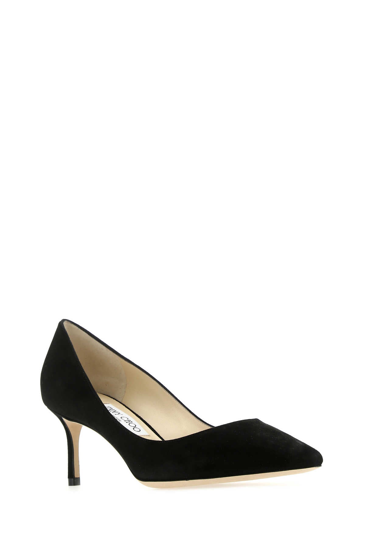 Black Leather Salpa Plastic Metal Scarpe Con Tacco