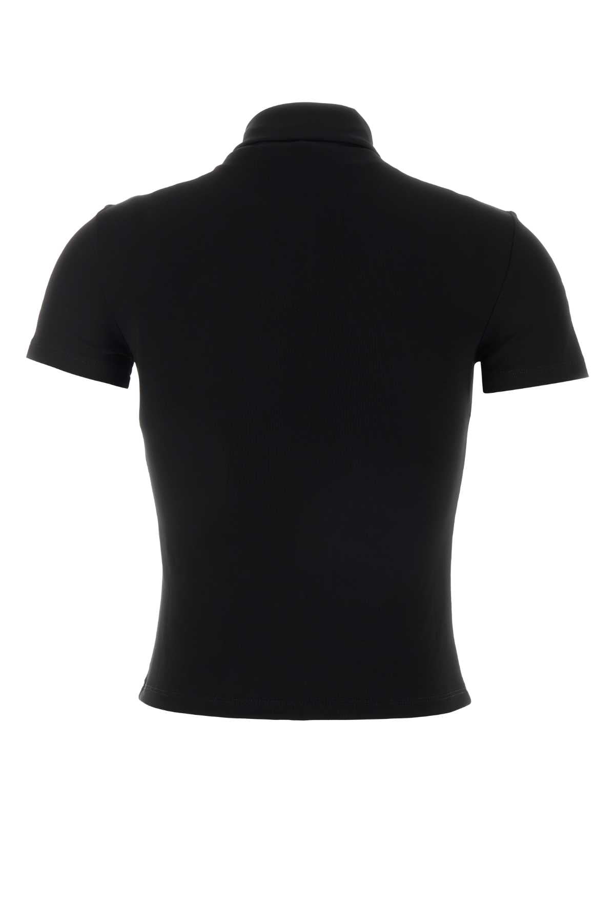 Black Exterior: Viscose Elastane Maglie