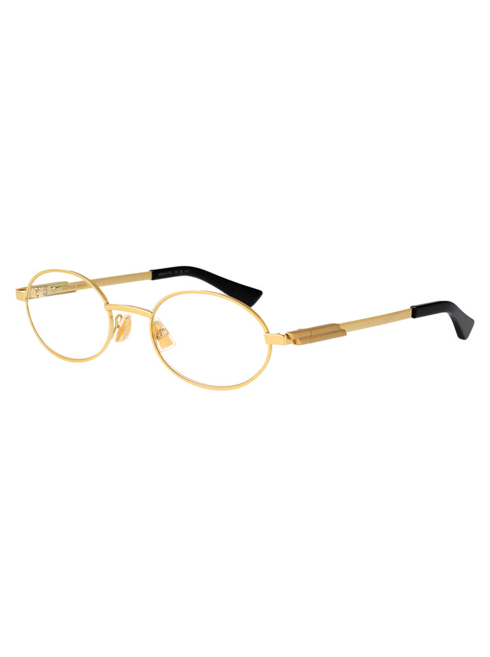 Bv1470s Gold-gold-transparent Metal Sunglasses