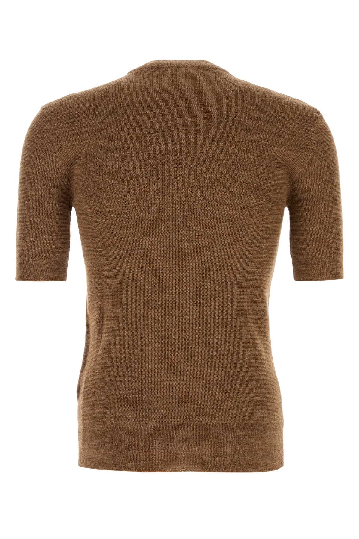 Caramel Wool Sweater Ruggine Maglieria