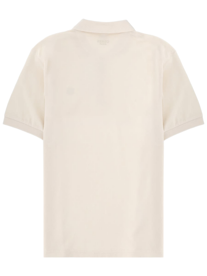 Boke Flower Polo Shirt Powder Cotton