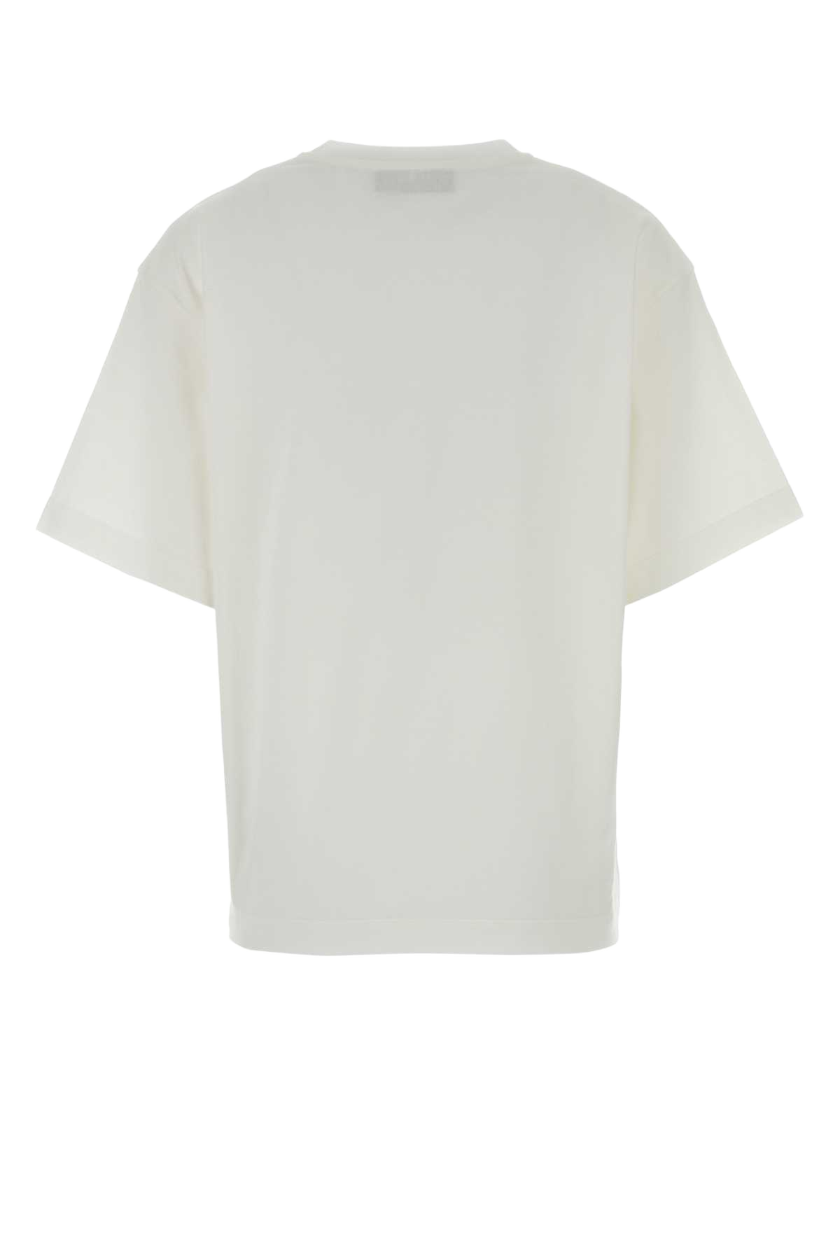 White Cotton T-Shirt Exterior