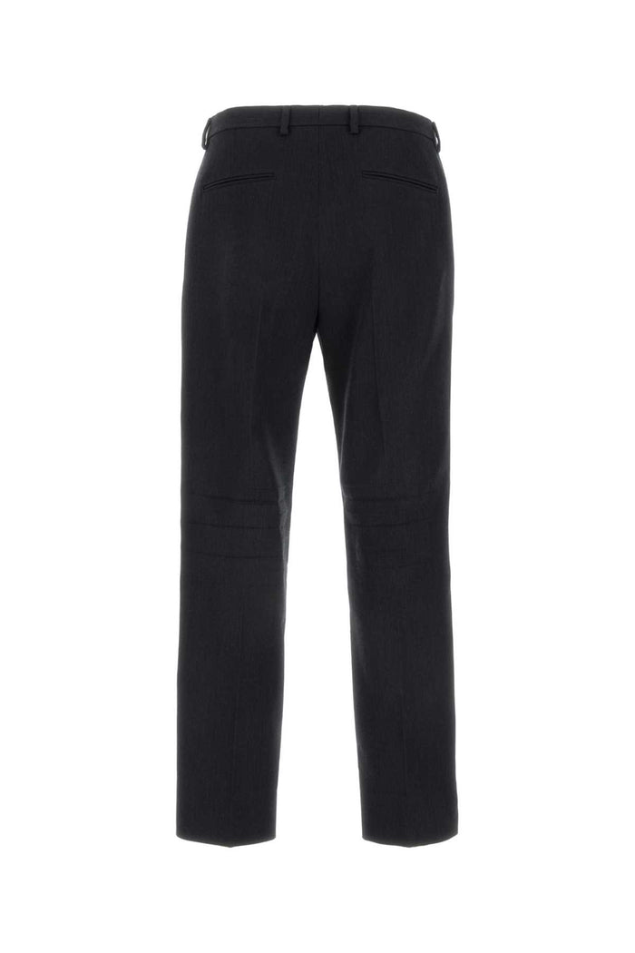 Charcoal Wool Pant Grey Exterior: Pantaloni