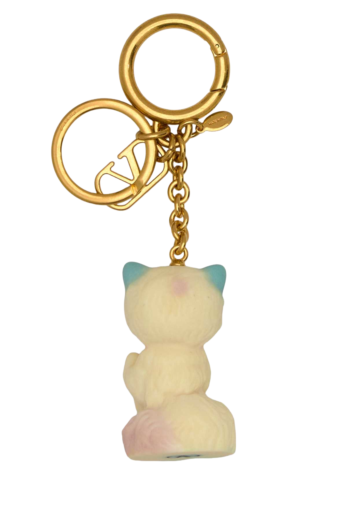 Multicolor Metal And Nylon Le Chat De La Maison Keyring Antiquebrassmulticolor Plastic Materials Portachiavi