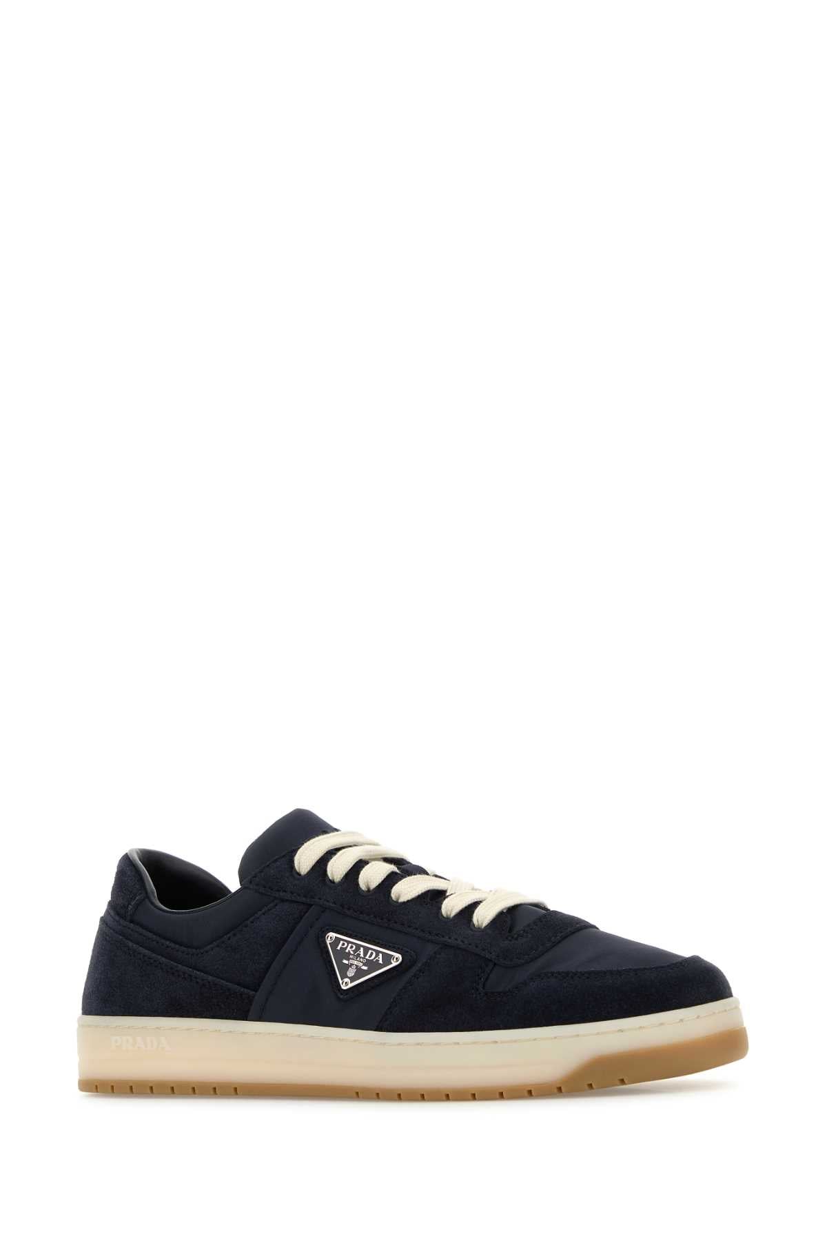 Blu Vitello-poliammidericiclat Sneaker