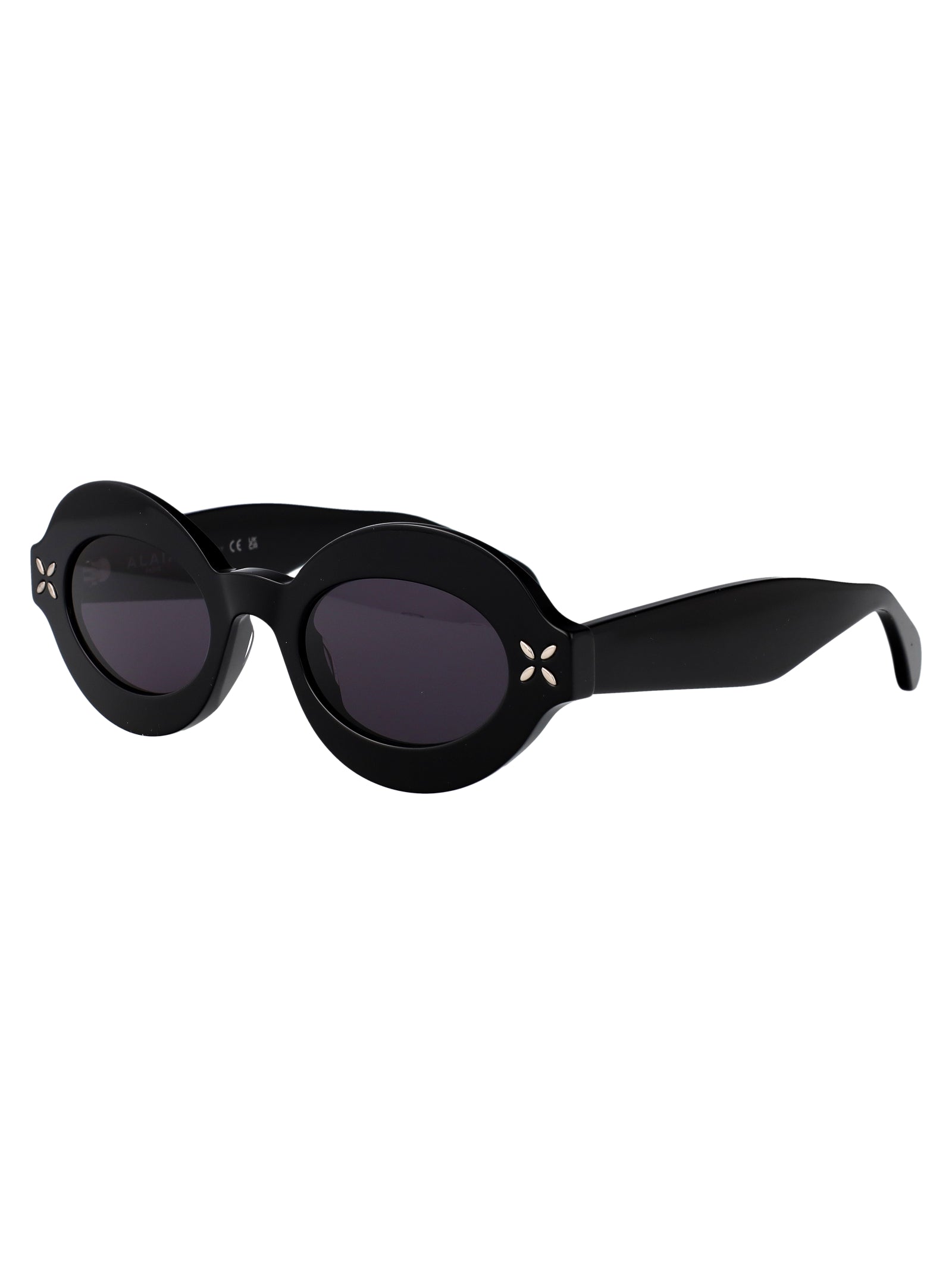 Aa0059s 001 Black Grey Acetate Sunglasses