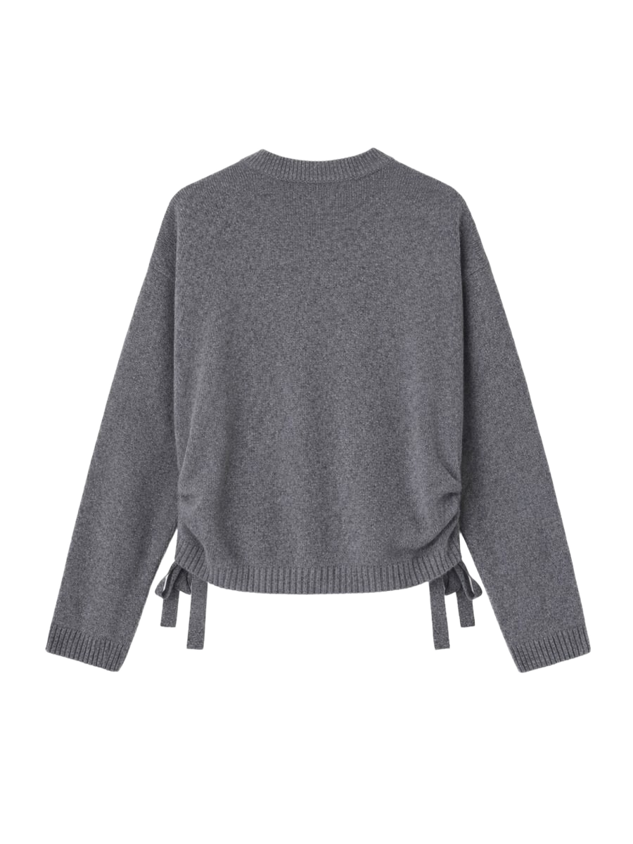 Wool Blend Sweater Charcoal Viscose