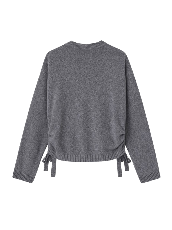 Wool Blend Sweater Charcoal Viscose
