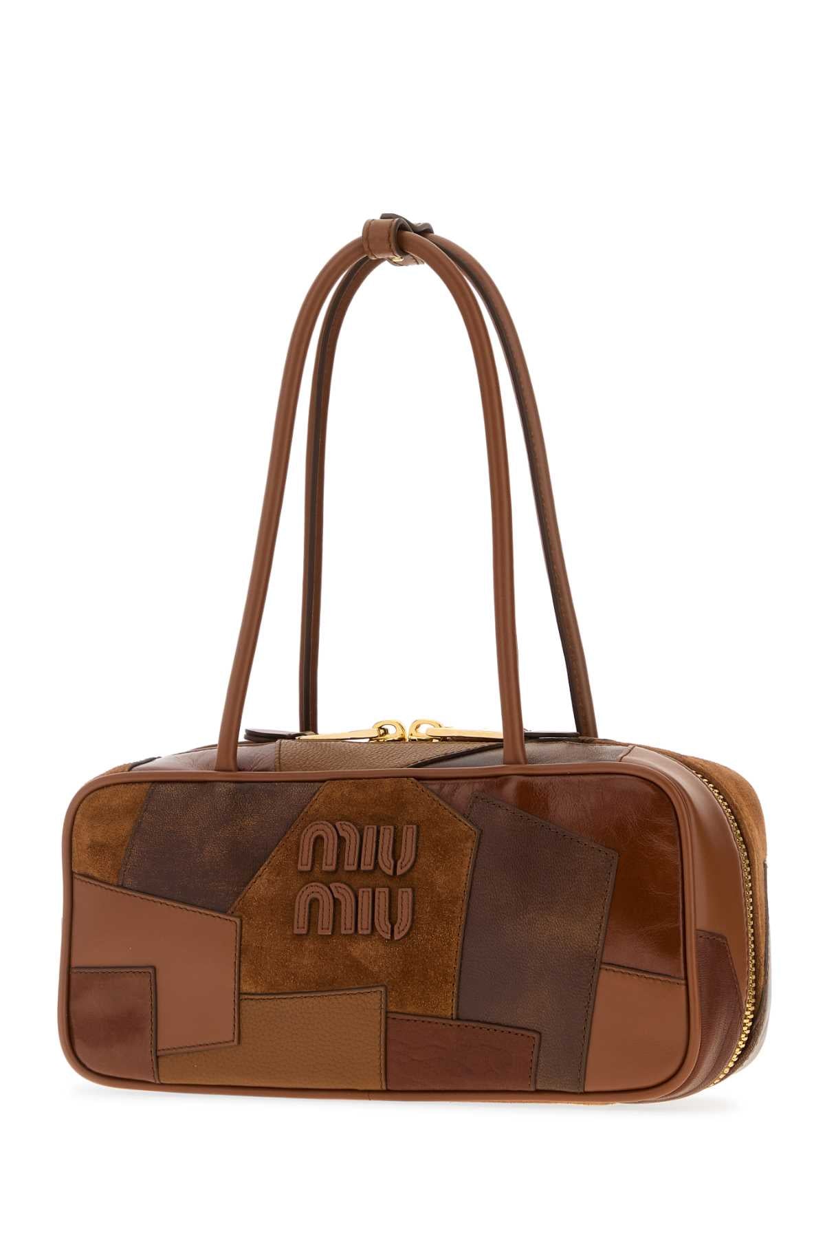 Cognac Calfleather-lambleather Borse A Mano