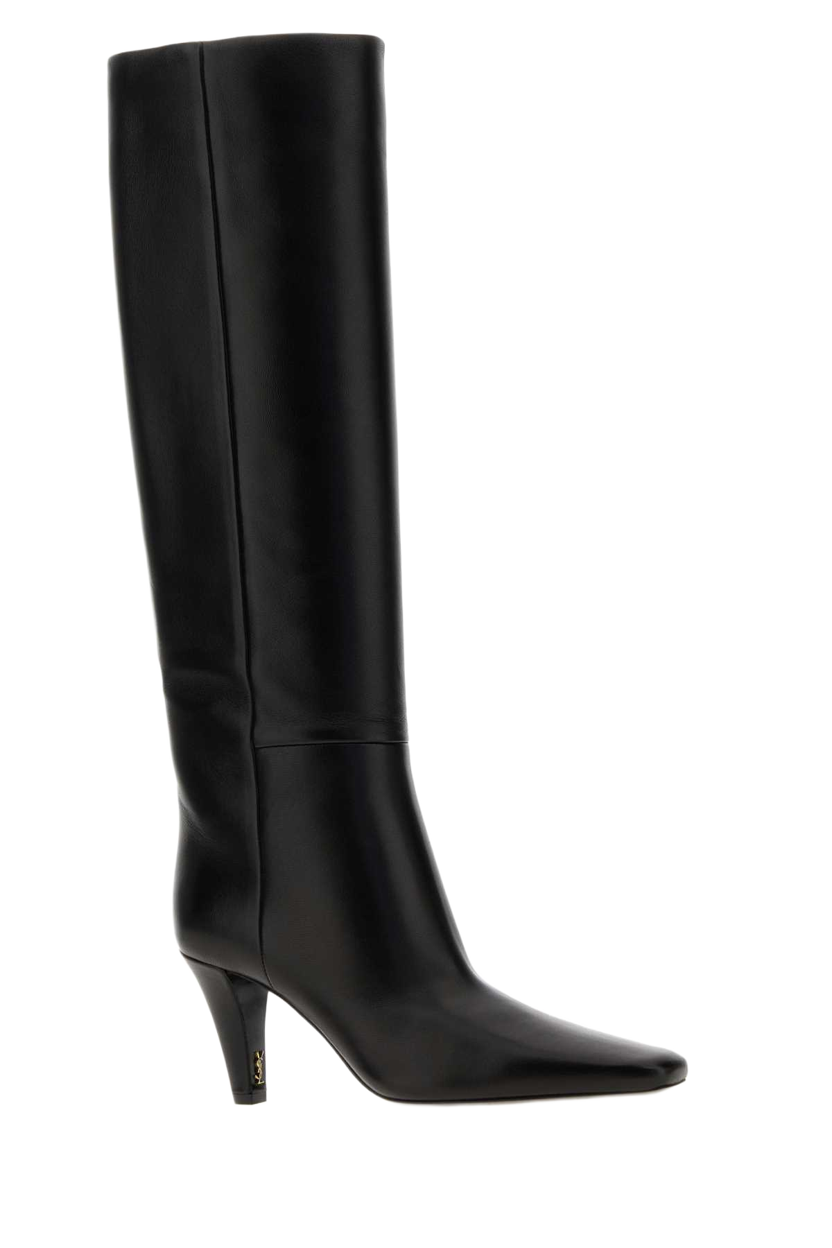 Black Nappa Leather Boots Nero Stivali
