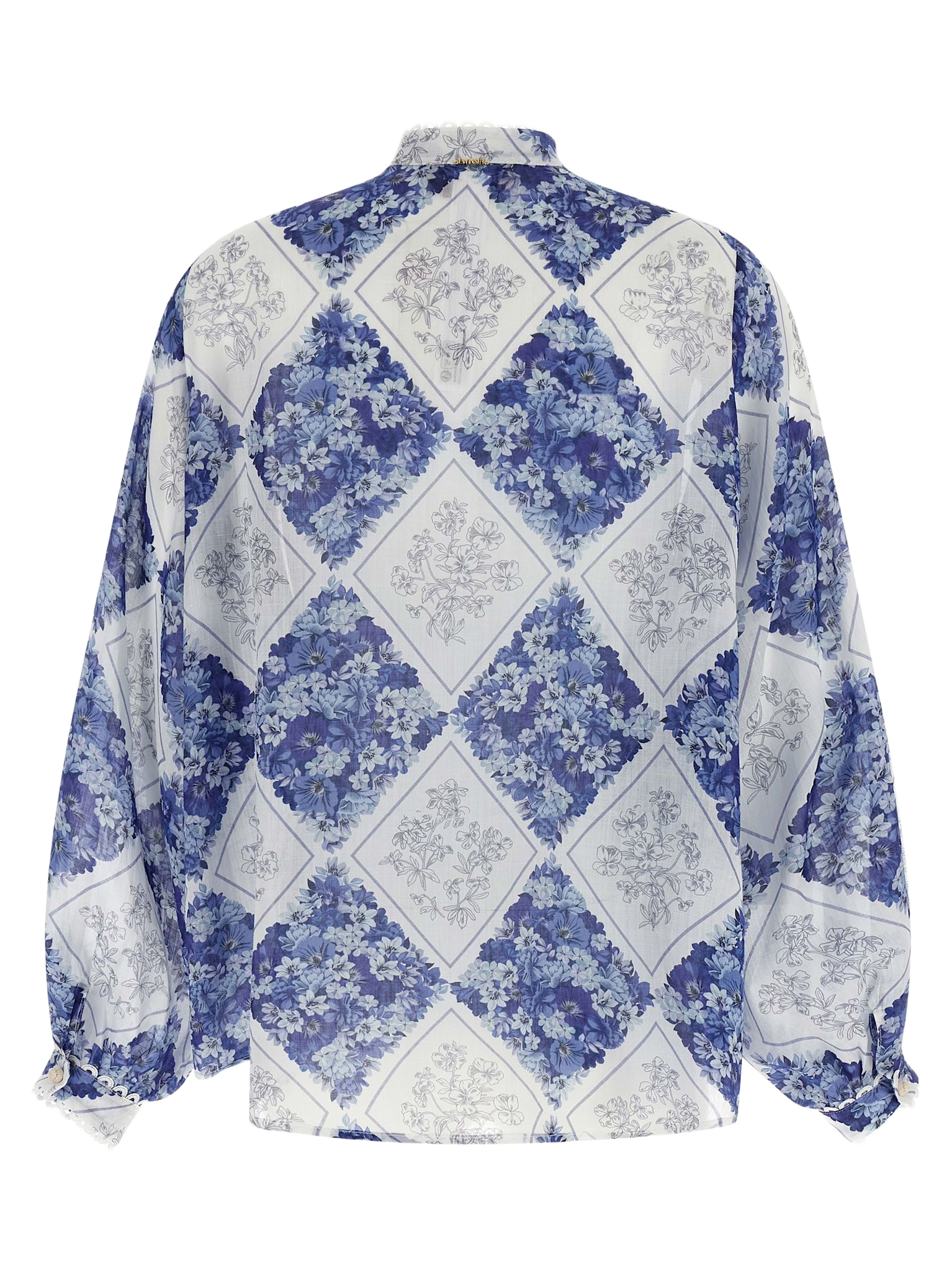 Ramie shirt Multicolor Rays Shirt, Blouse