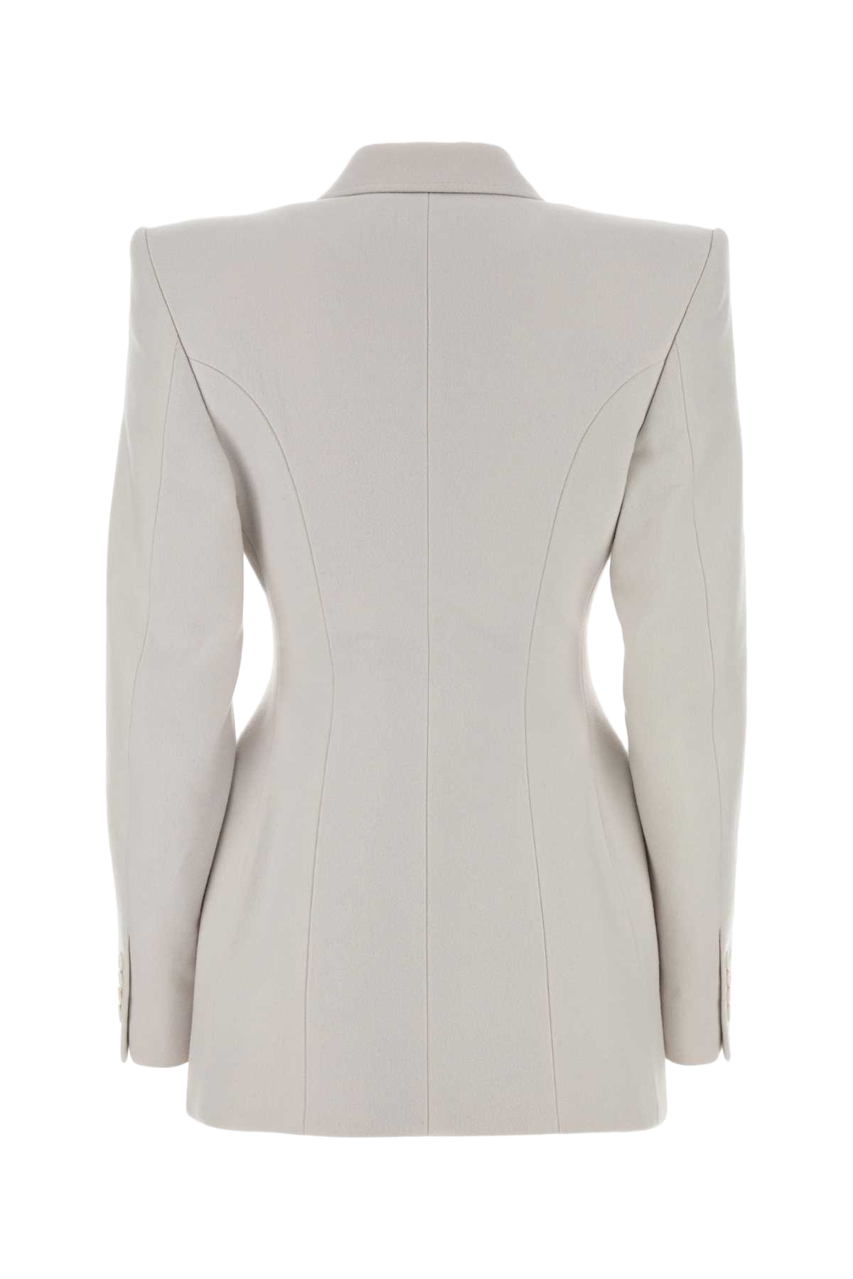 Chal Cashmere Blazer Cream Giacche E Gilet