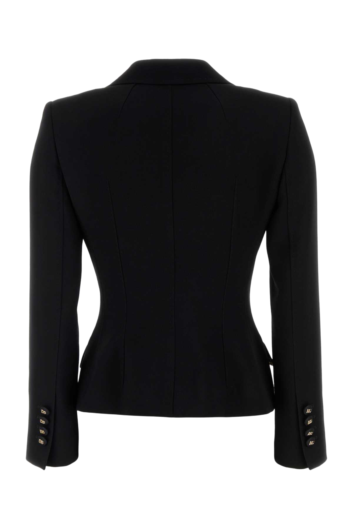Black Wool Blazer Nero Giacche E Gilet