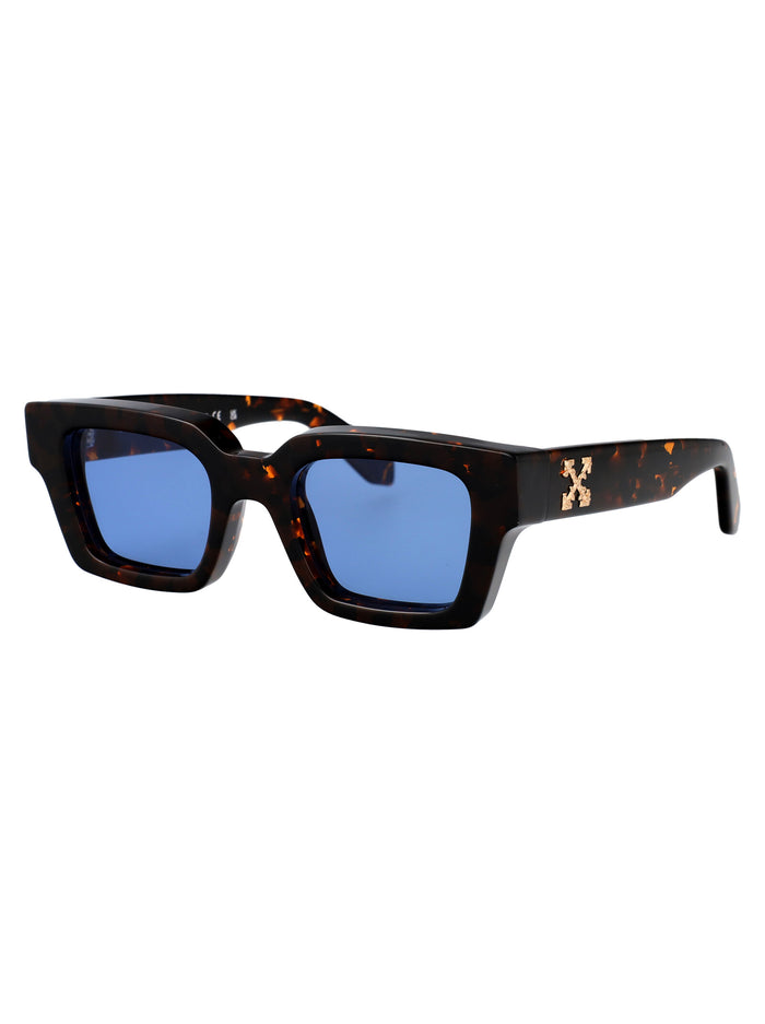 Virgil M Havana Blue Acetate Sunglasses