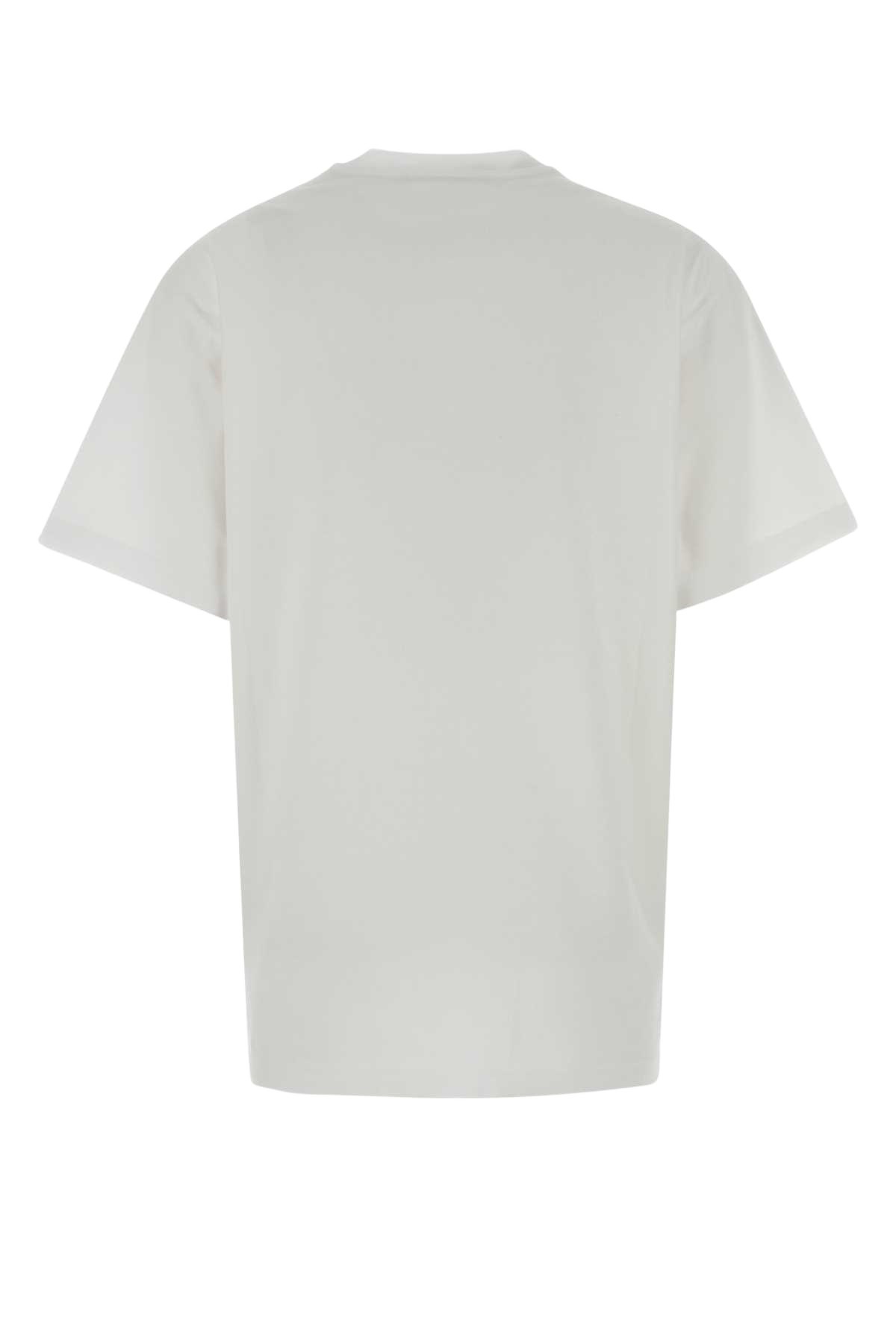 White Cotton T-Shirt Whitemix Exterior