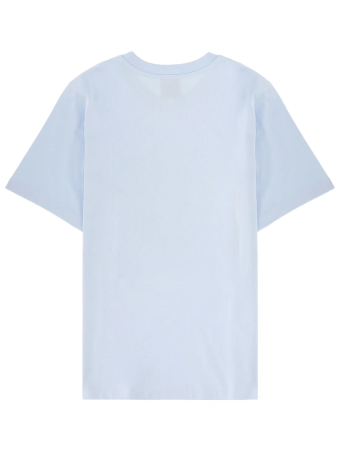 T-Shirt With Print Azure Organic Cotton T-shirts