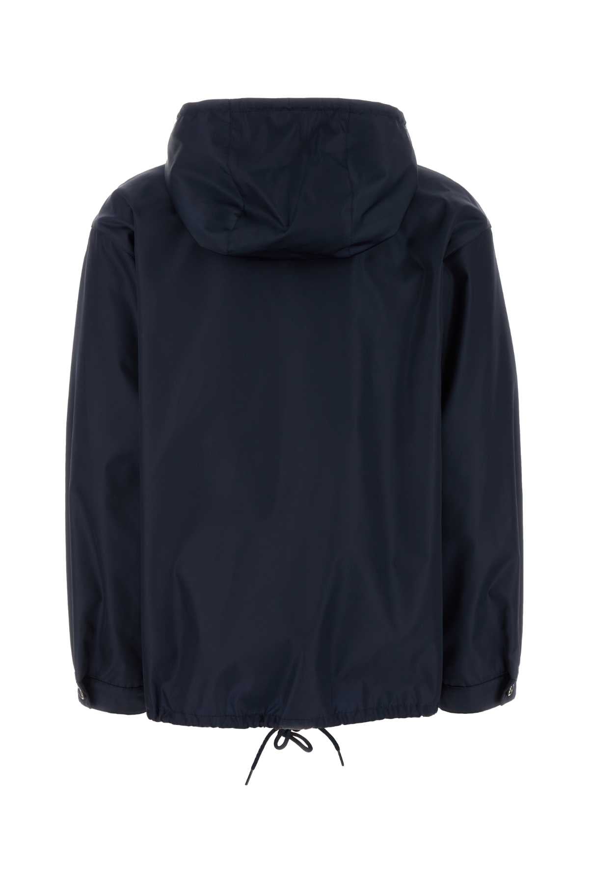 Dark Blue Re-Nylon Jacket Blu Exterior: Giubbini