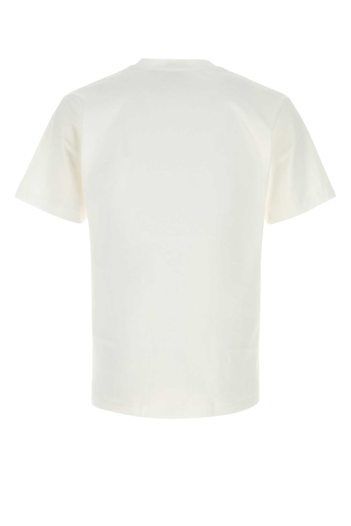 001tem301013m Whxgr Whitexgreen Exterior: Cotton T-shirt