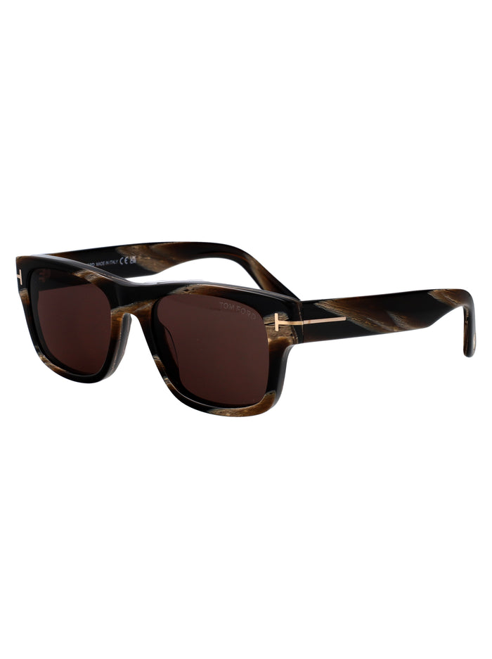Ft1303 64e Corno Colorato / Marrone Acetate Sunglasses