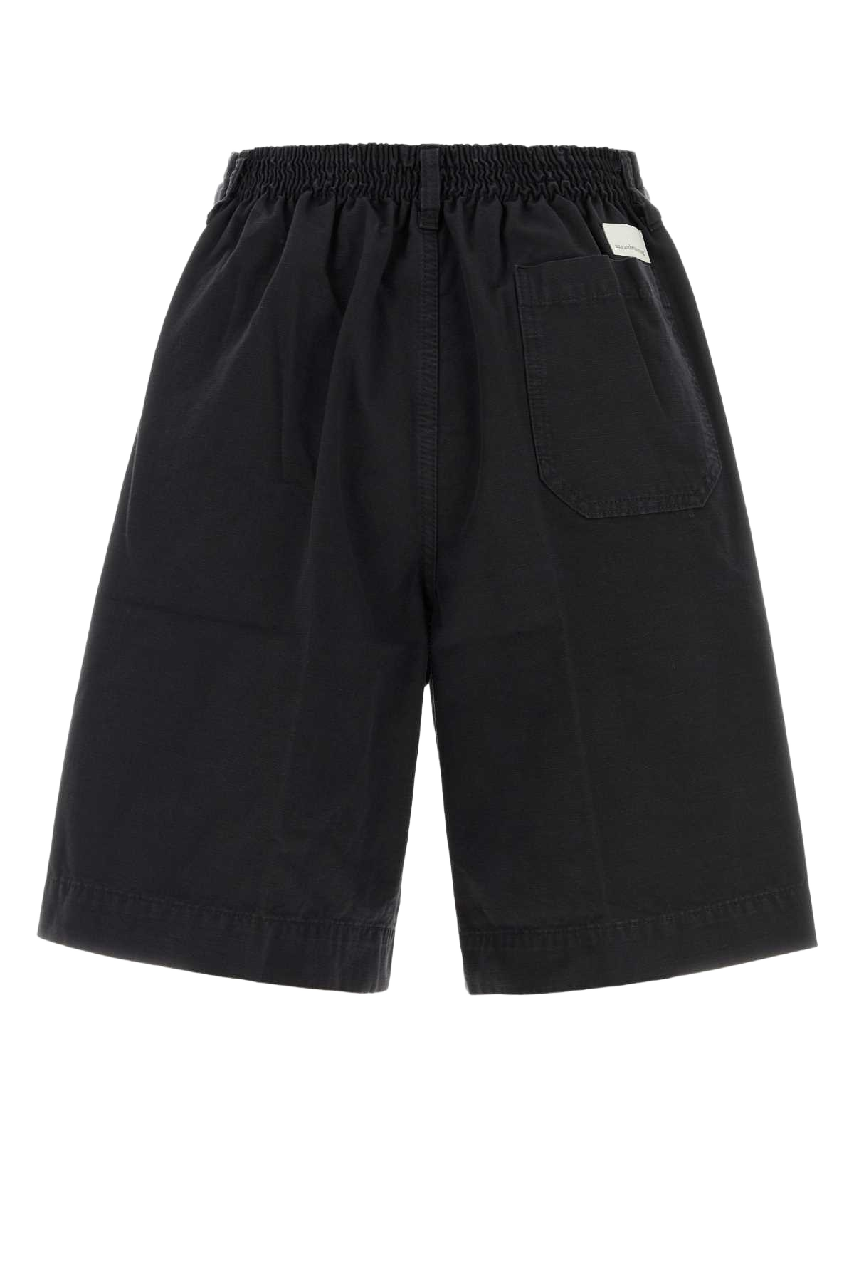 Midnight Blue Cotton Otto Bermuda Shorts Navy Exterior