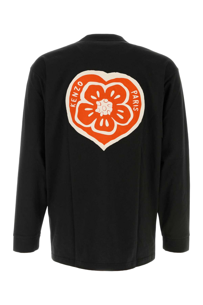 Black Cotton T-Shirt Exterior