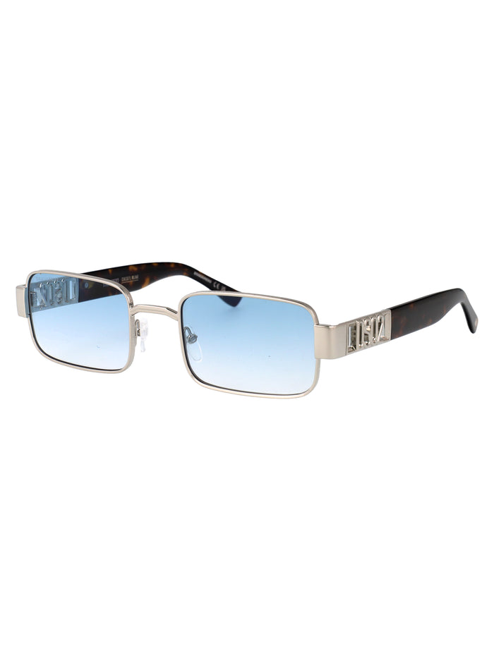 D2 0156-S Palladium Metal Sunglasses