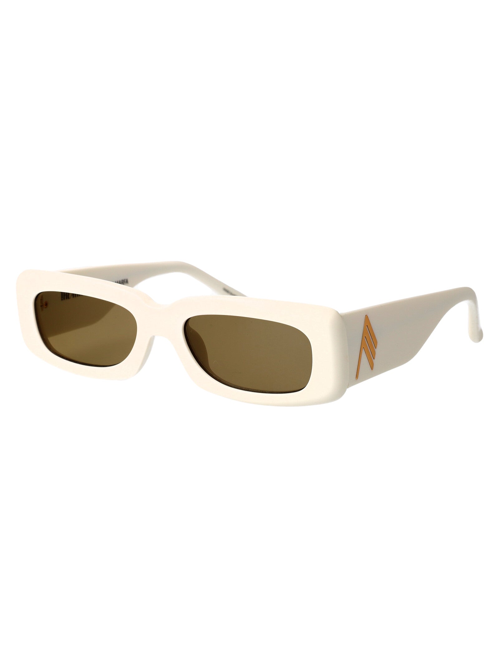 Attico16c10sun 001 White Yellow Acetate Sunglasses