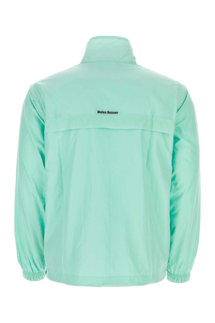 Sea Green Nylon Adidas X Wales Bonner Windbreaker Clearmint Exterior: Giubbini