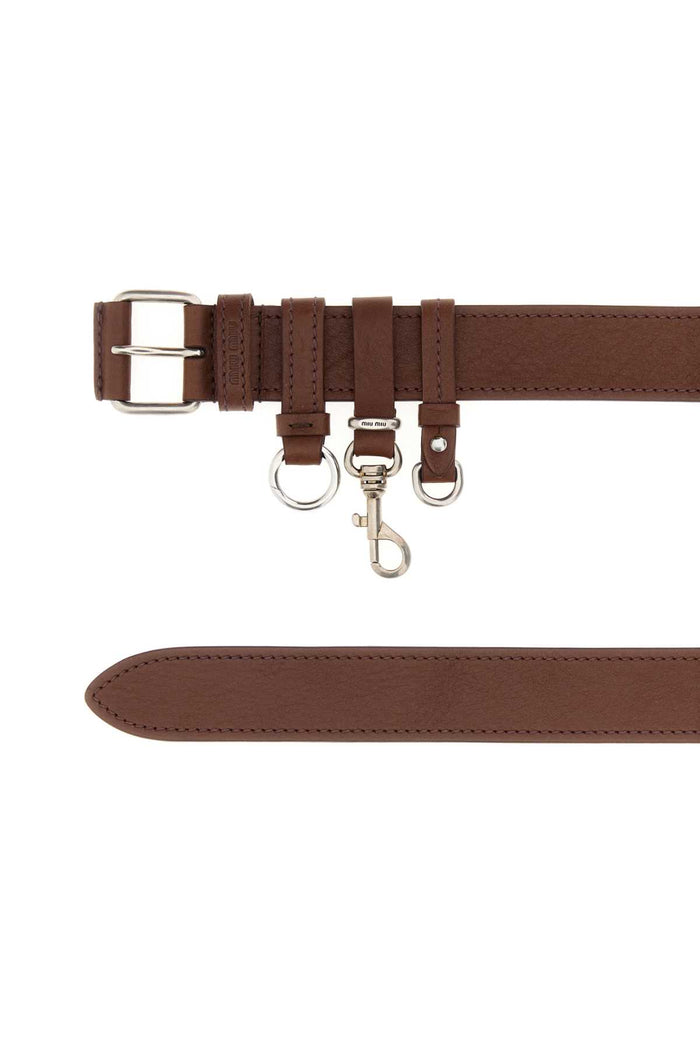 Brown Leather Belt Tabacco1 Cinture