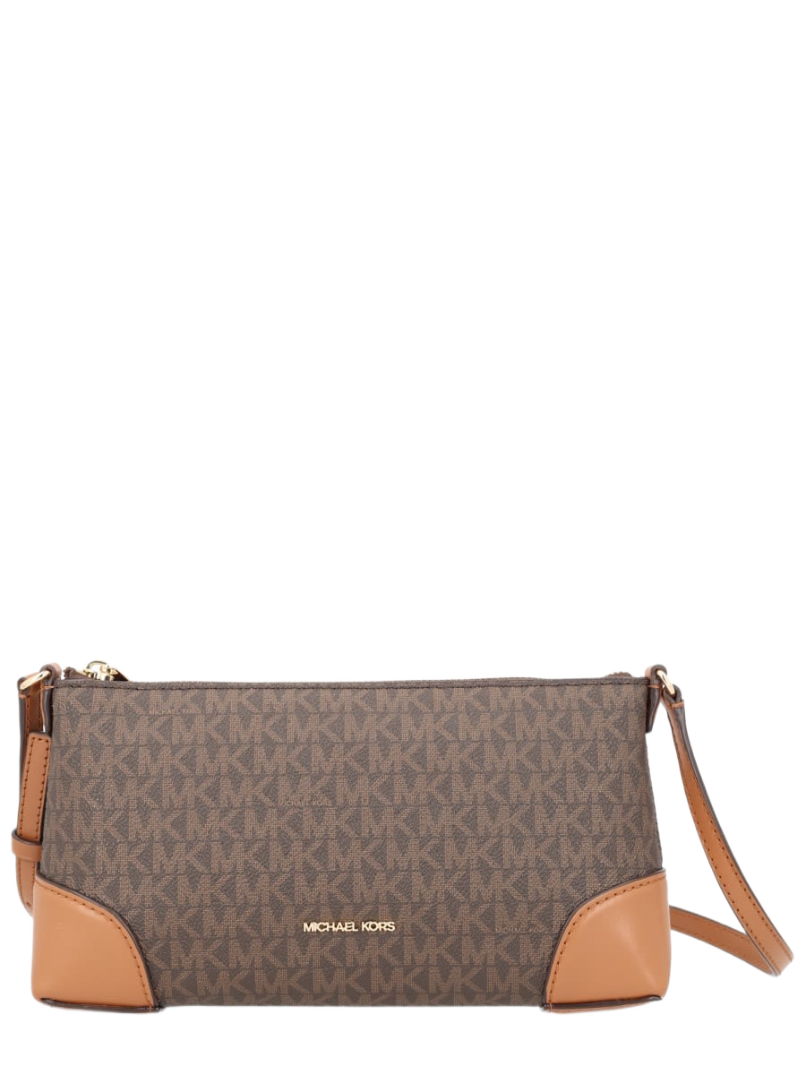 Shoulder Bag With Logo Brown Crossbody