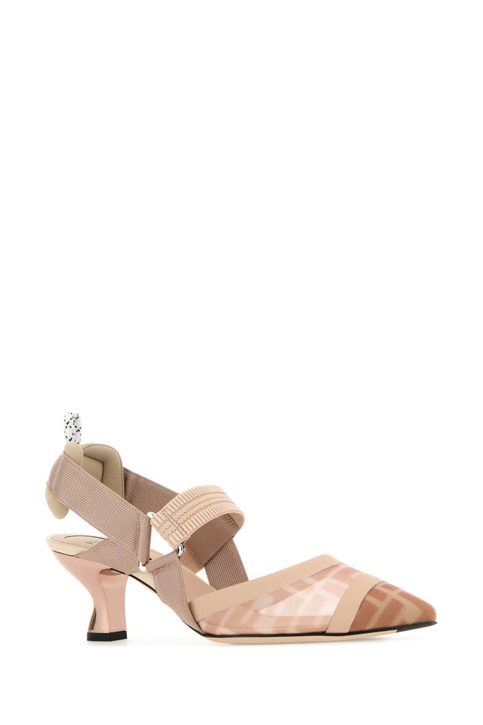 Multicolor Mesh And Fabric Colibrã¬ Pumps Roserosenudo Scarpe Con Tacco