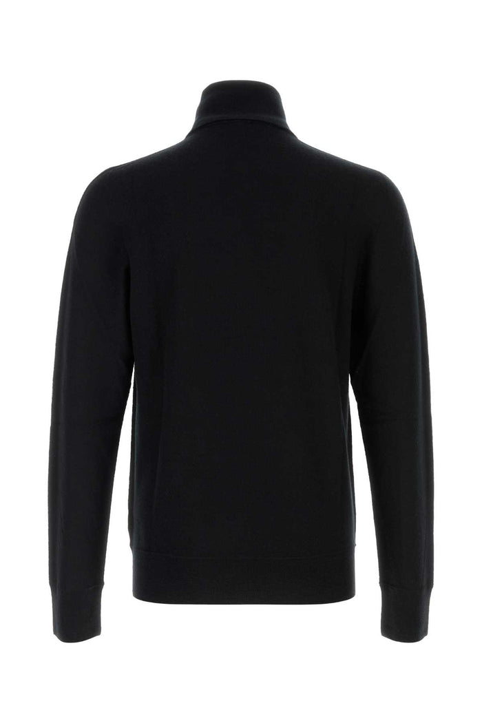 Black Cashmere Bjorn Sweater Exterior: Maglieria