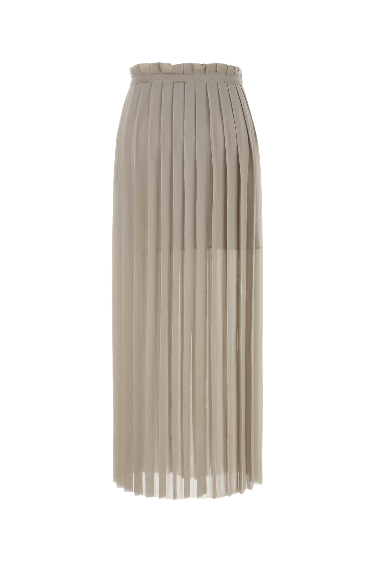 Cappuccino Polyester Skirt Ash Gonne