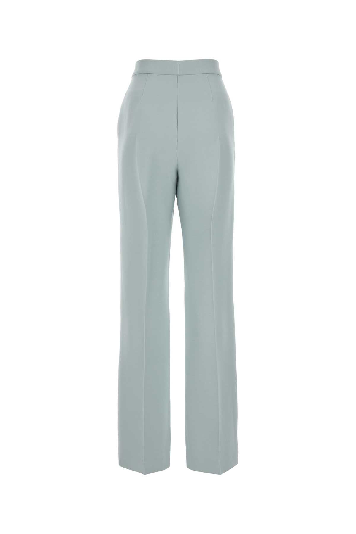 Powder Blue Wool Blend Pant Azzurro Pantaloni