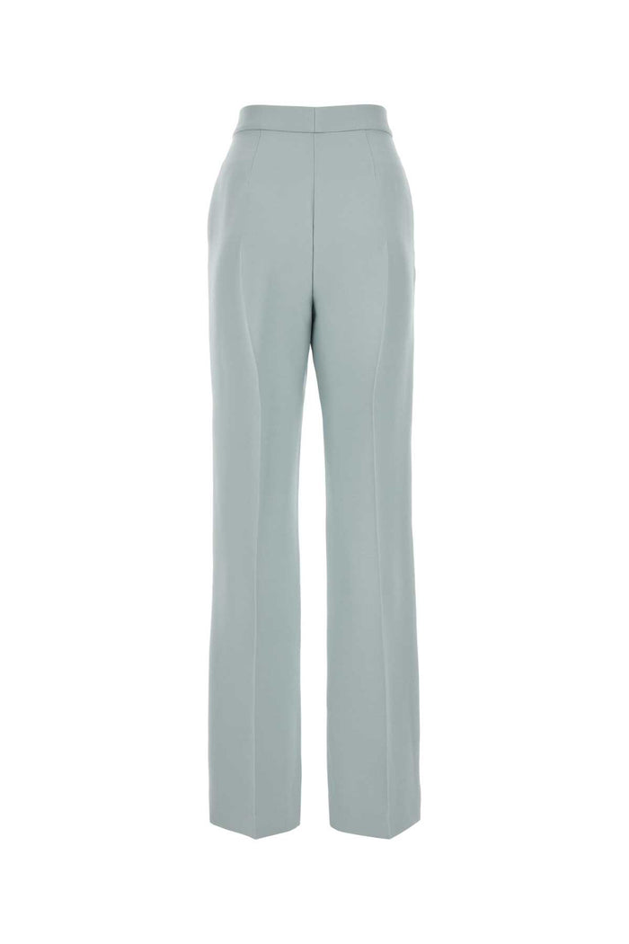 Powder Blue Wool Blend Pant Azzurro Pantaloni