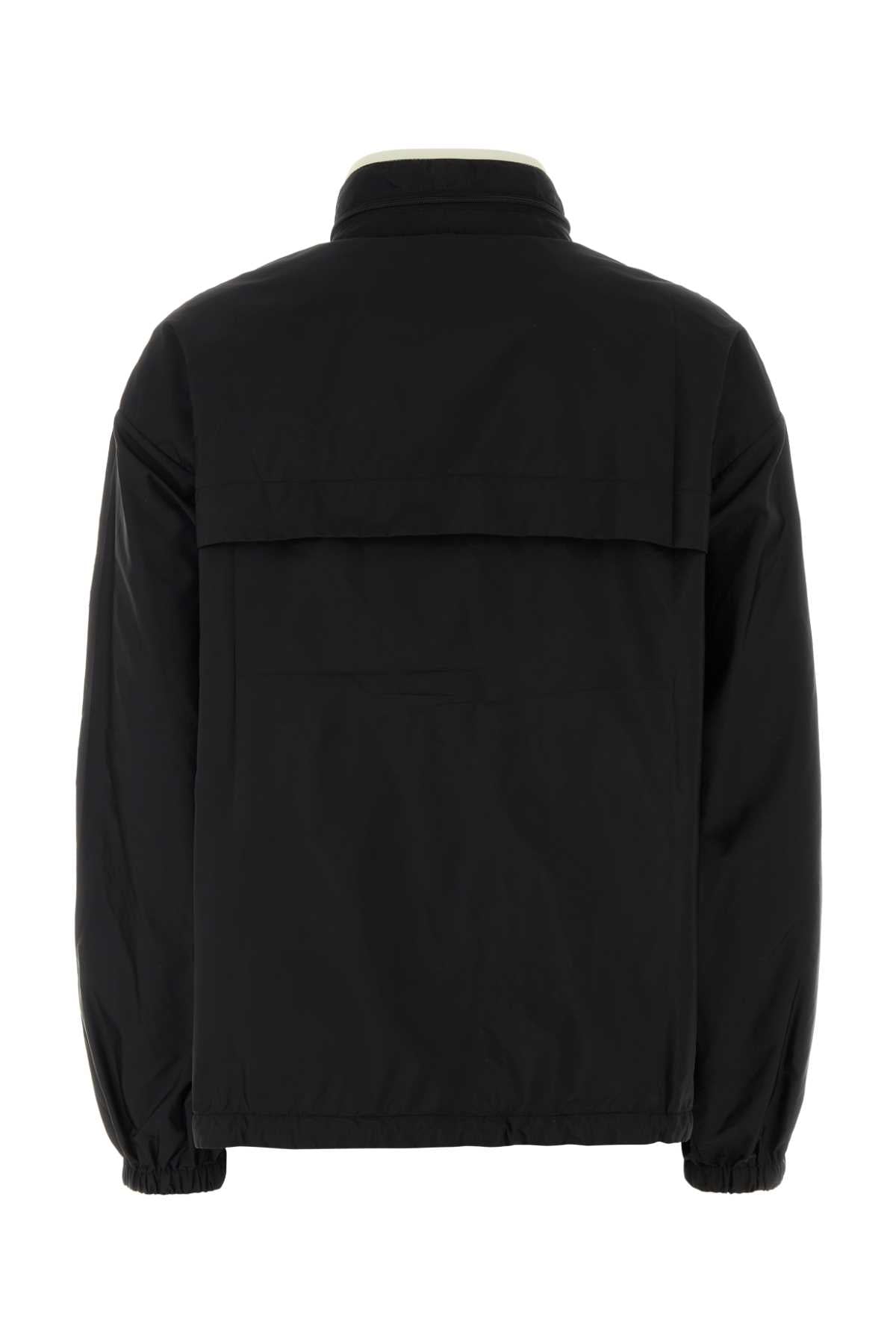 Black Re-Nylon Windbreaker Nero+vaniglia Exterior: Giubbini