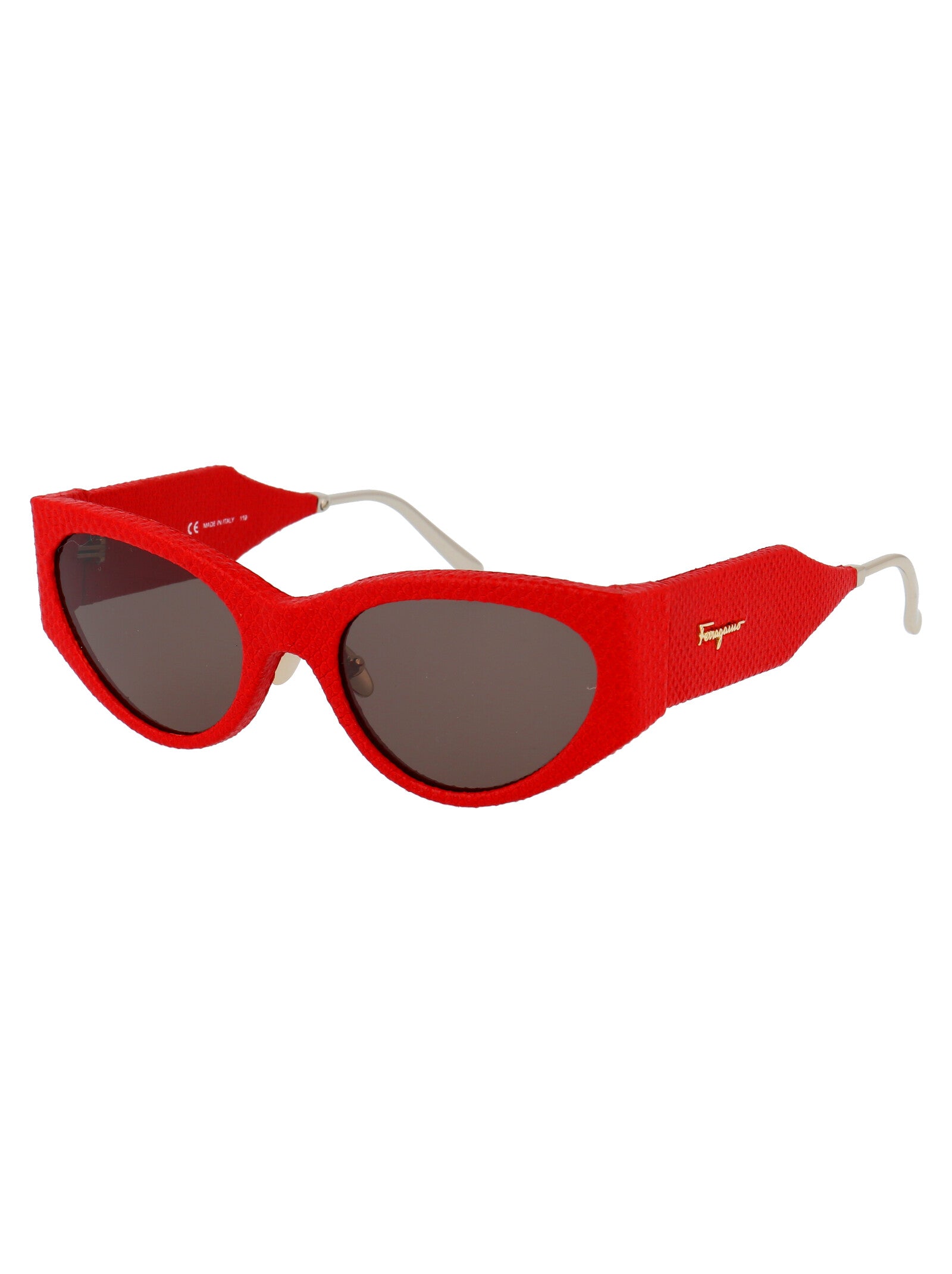 Sf950sl 647 Red Karung Leather Sunglasses
