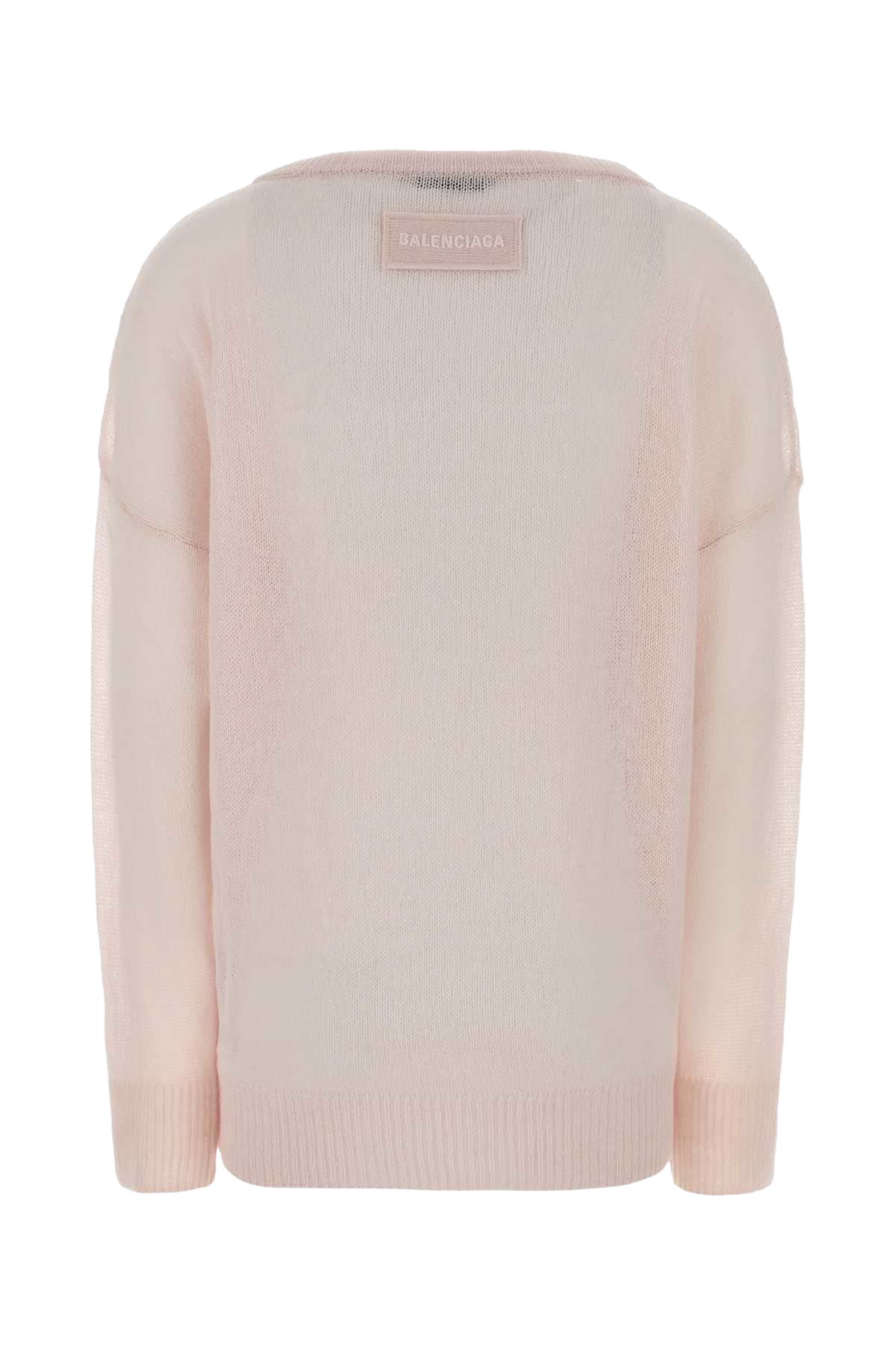 Pastel Pink Cashmere Oversize Sweater Dustypink Exterior: Giubbini