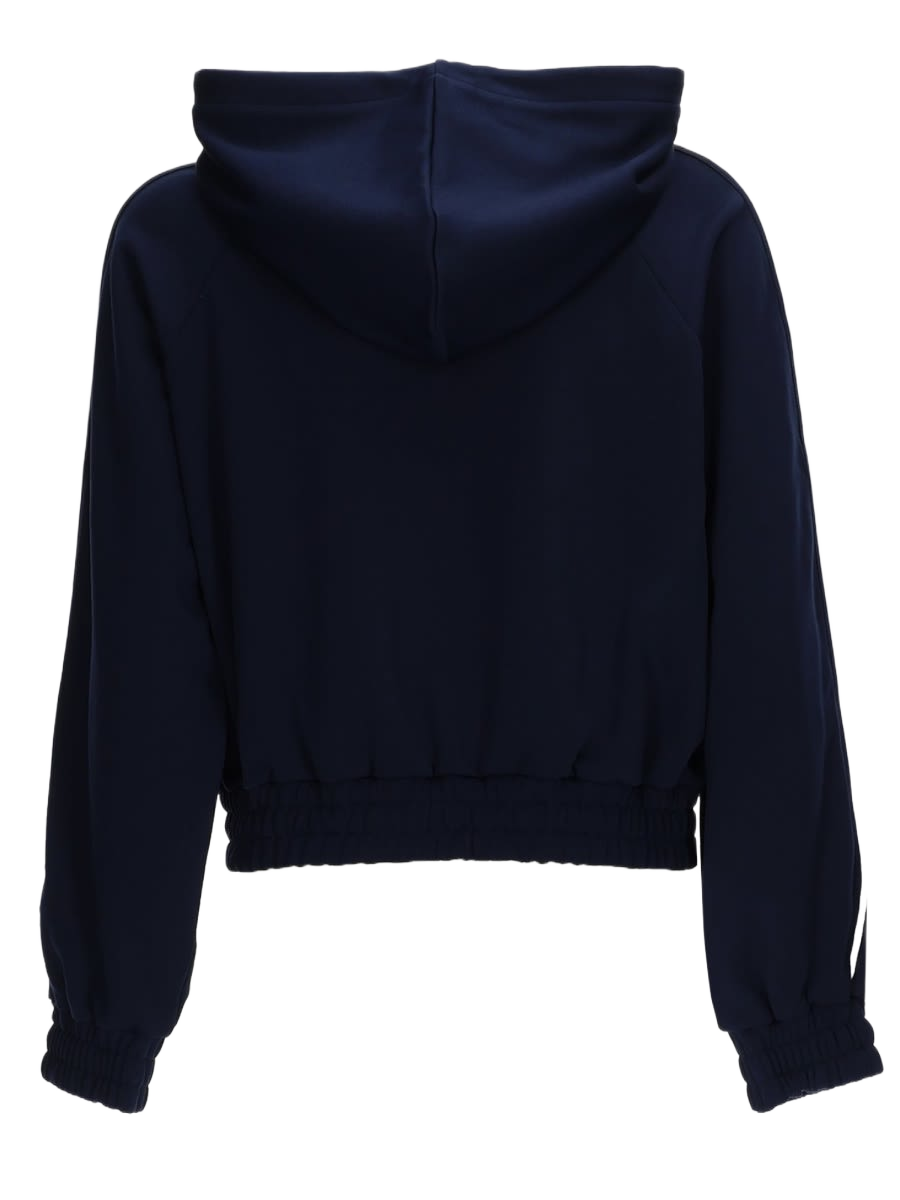 Sports Top With Logo Blue Recycled Polyester Tops