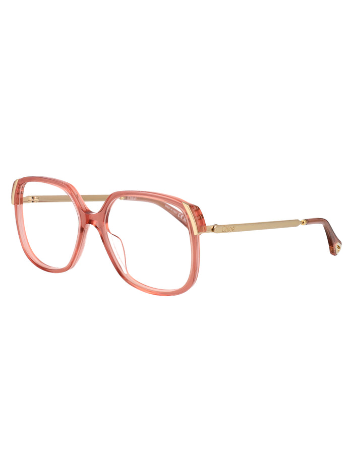 Ch0287o 009 Brown-gold-transparent Acetate Optical