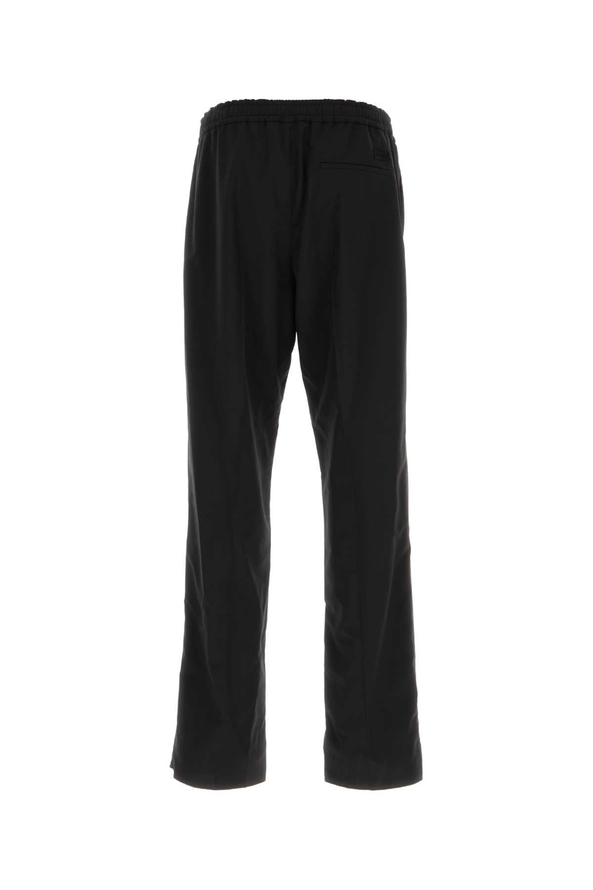 Black Wool Blend Pant Nerobianconaturale Wv-pa Pantaloni
