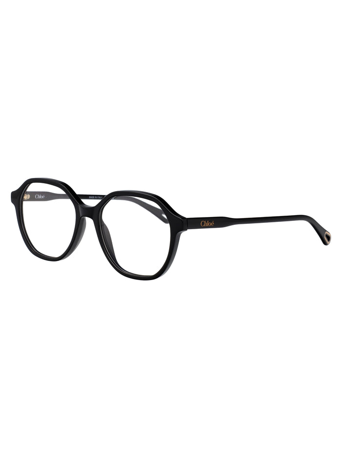 Ch0312o Black-black-transparent Acetate Optical