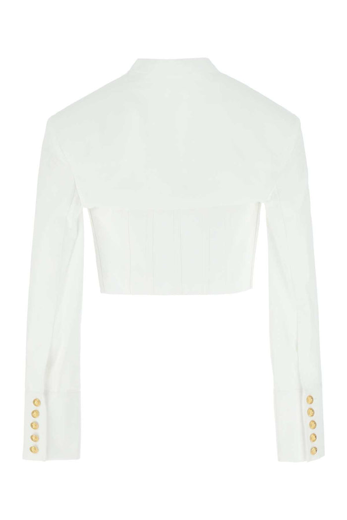 White Poplin Shirt 0fa Exterior: Cotton Camicie