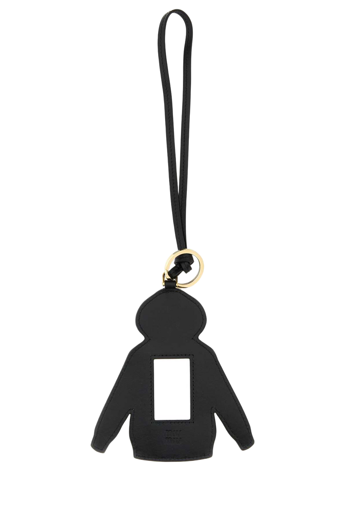 Grey Suede Keyring Grigio Vitello Portachiavi