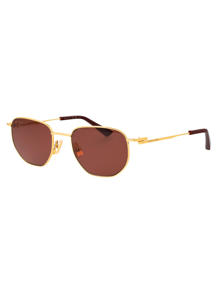 Bv1301s 003 Gold Brown Metal Sunglasses