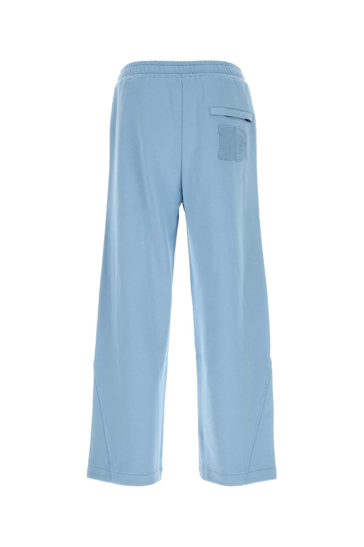 Azzurro Exterior: Cotton Pantaloni