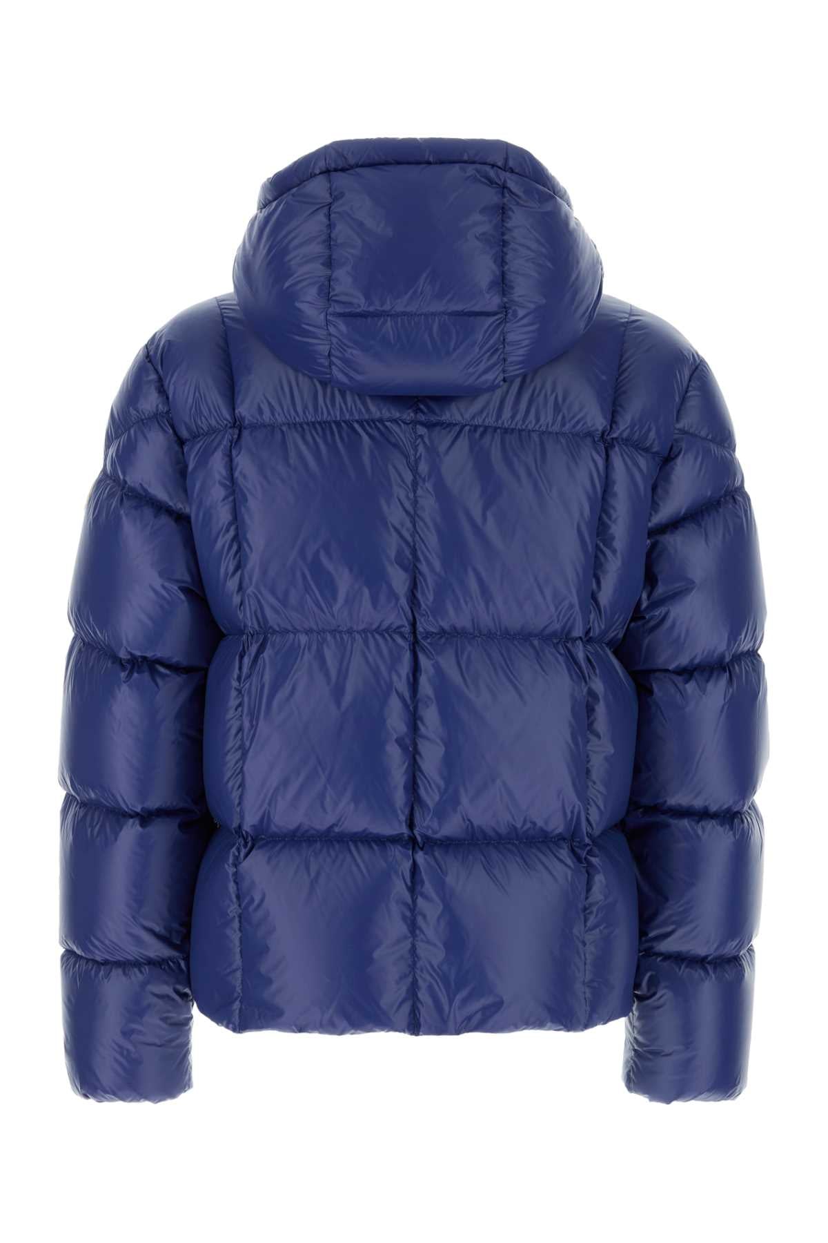 Blue Nylon Serfanto Down Jacket P72 Giubbini