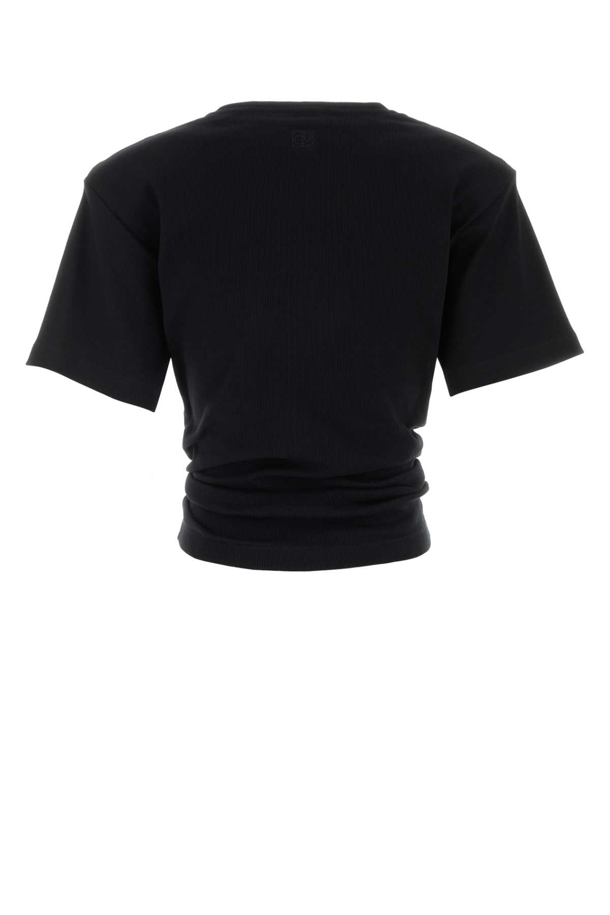 Black Exterior: Cotton Elastane T-shirt