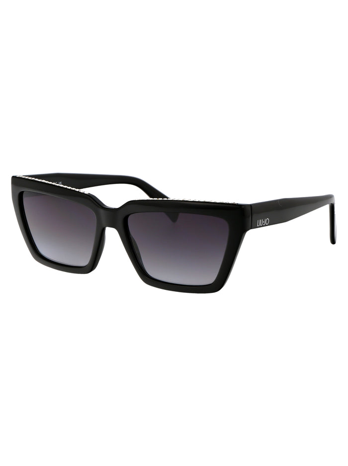 Lj793sr 001 Black Acetate Sunglasses