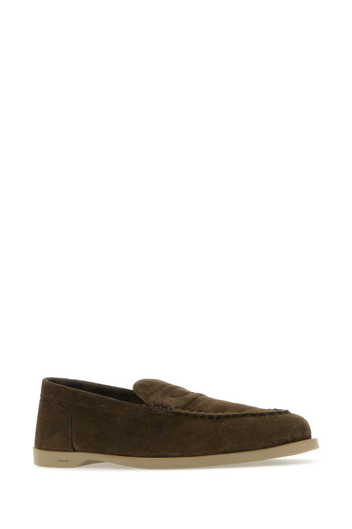 Mud Suede Pace Loafers 5k Leather Mocassini